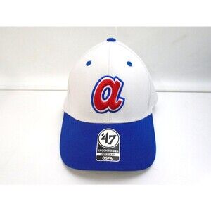 Atlanta Braves MLB 47 Brand Trucker Baseball Hat Cap Logo Fitted Size OS Wool